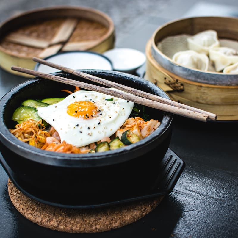 Photo of beautifully
                    arranged food