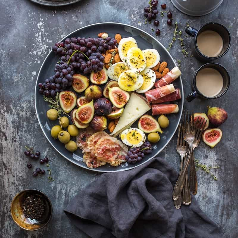 Photo of beautifully
                    arranged food